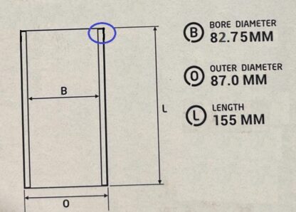 Ingenium 2.0d cylinder liners AJ200 204DTA 204DTD