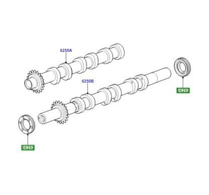 306DT camshaft oil seal