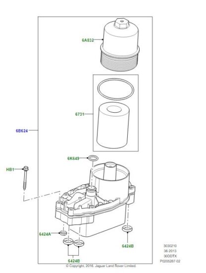 306DT oil cooler