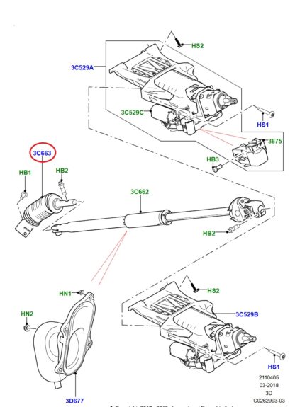 Joint double cruciform LR033647